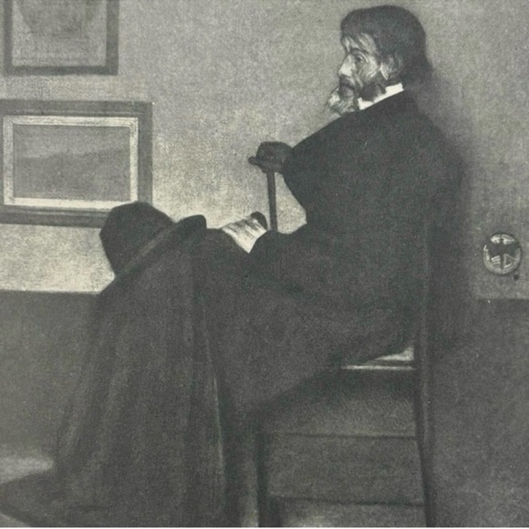 PORTRAIT OF THOMAS CARLYLE 1907 James Abbott McNeill Whistler Art Print Original